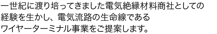 ワイヤーターミナルのご紹介